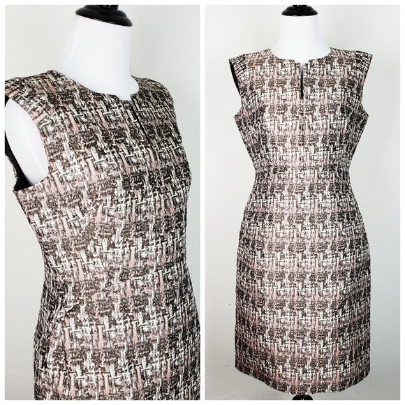 Lafayette 148 New York Dresses & Skirts - Lafayette 148 Dress Sheath Jacquard Designer Luxury Career Office Sophisticated